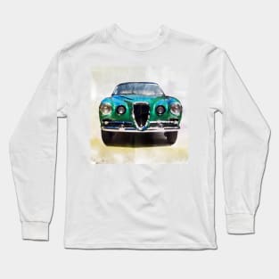 Vintage Alfa Romeo in watercolor Long Sleeve T-Shirt